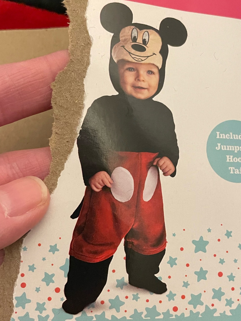Disney Brand NWT Mickey Mouse Baby size 12-18 Months Halloween Costume Set